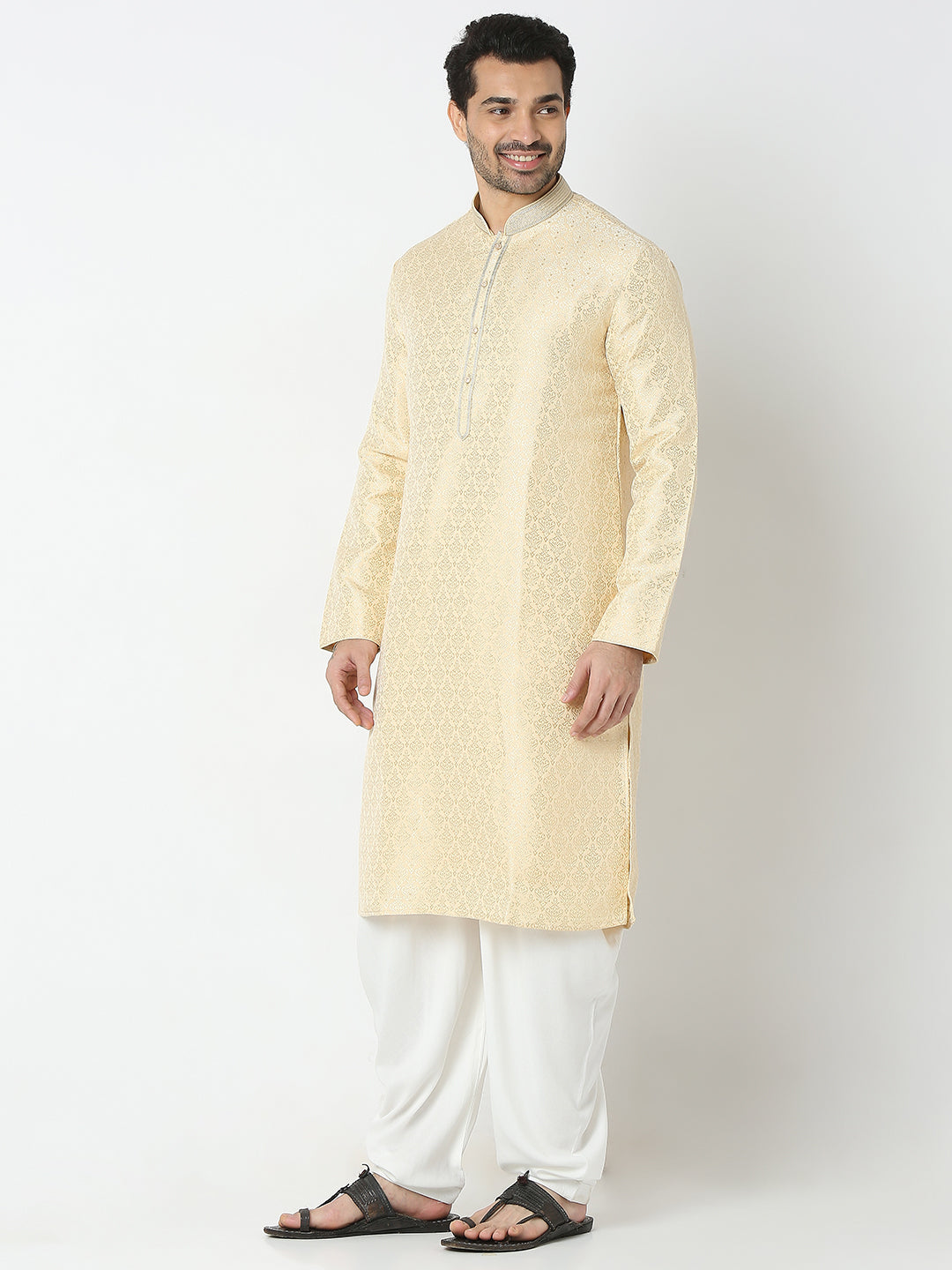 Regular Fit Jacquard Kurta Sets