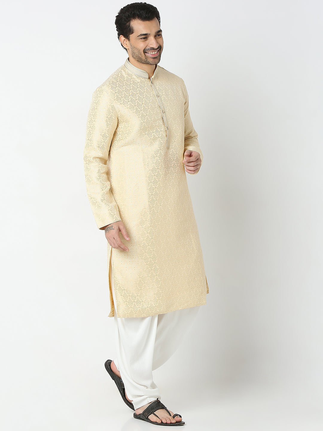 Regular Fit Jacquard Kurta Sets
