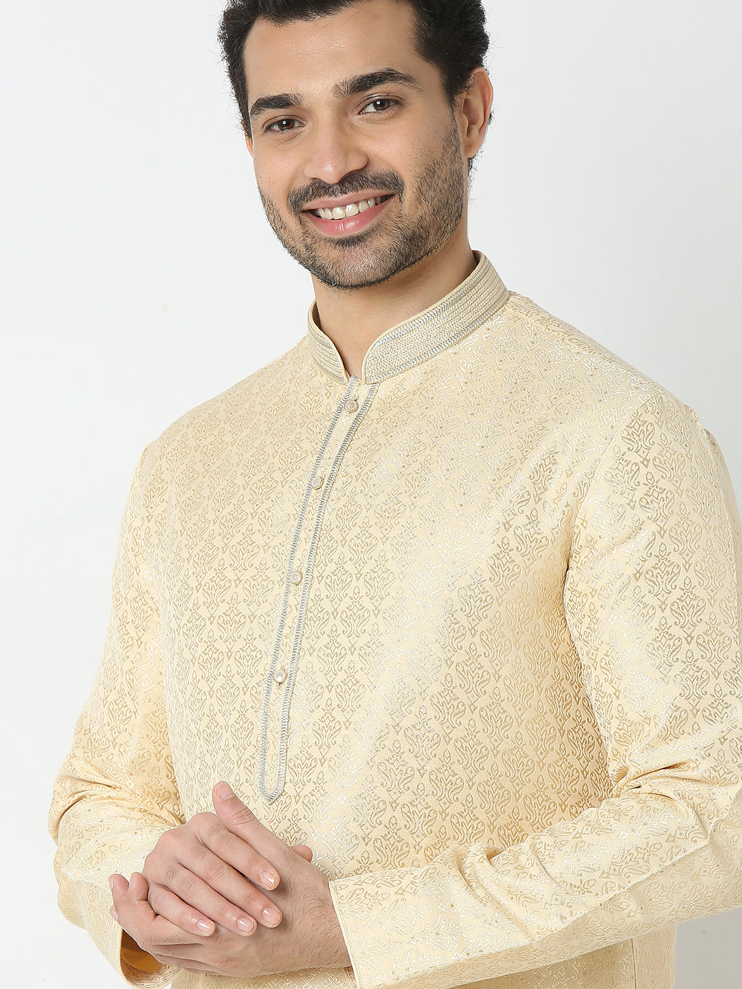 Regular Fit Jacquard Kurta Sets