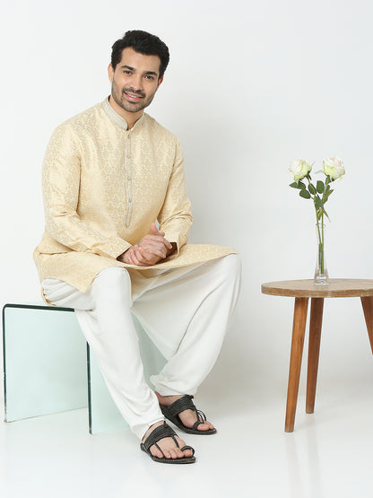Regular Fit Jacquard Kurta Sets