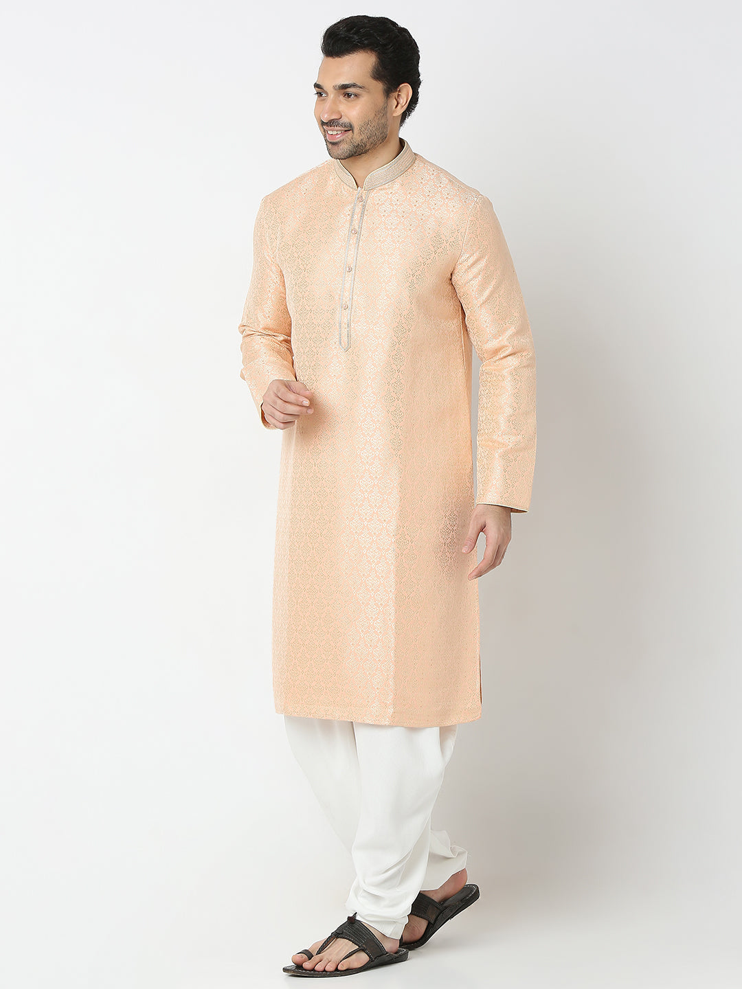 Regular Fit Jacquard Kurta Sets