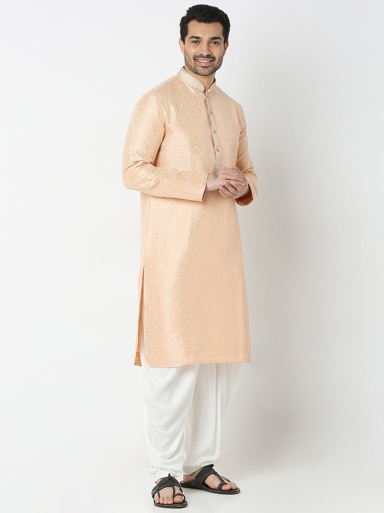 Regular Fit Jacquard Kurta Sets