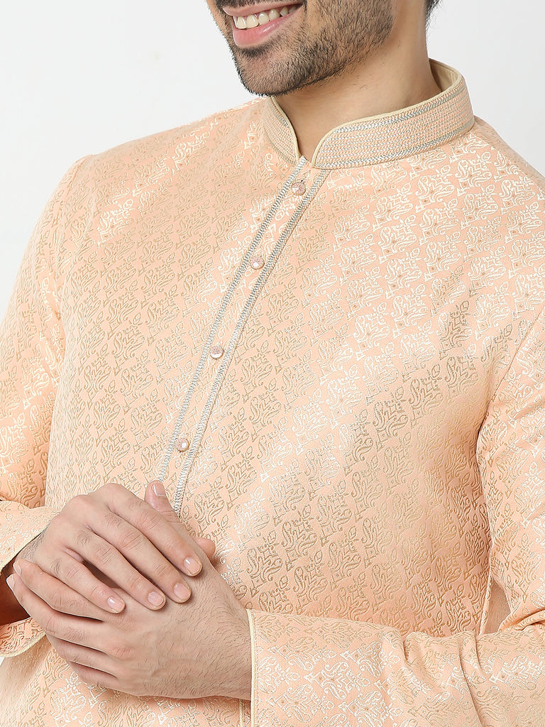 Regular Fit Jacquard Kurta Sets