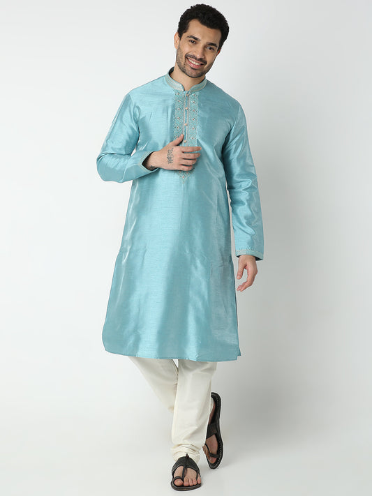 Regular Fit Jacquard Kurta Sets