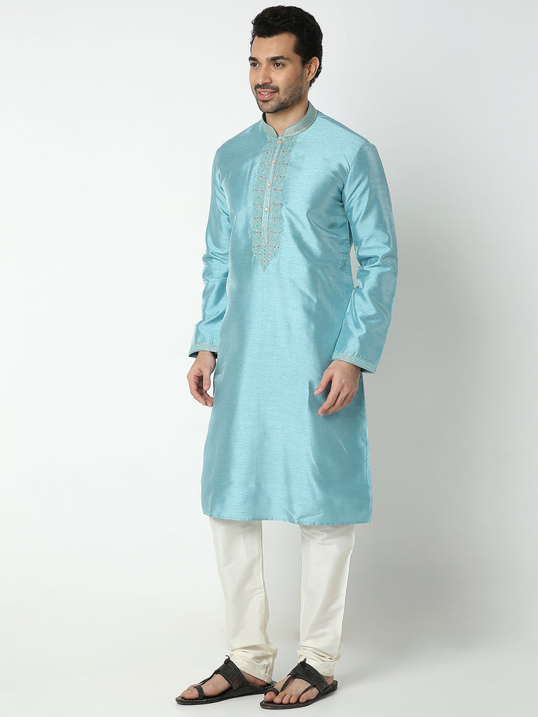 Regular Fit Jacquard Kurta Sets