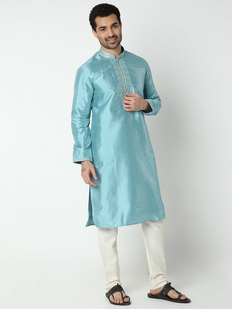 Regular Fit Jacquard Kurta Sets