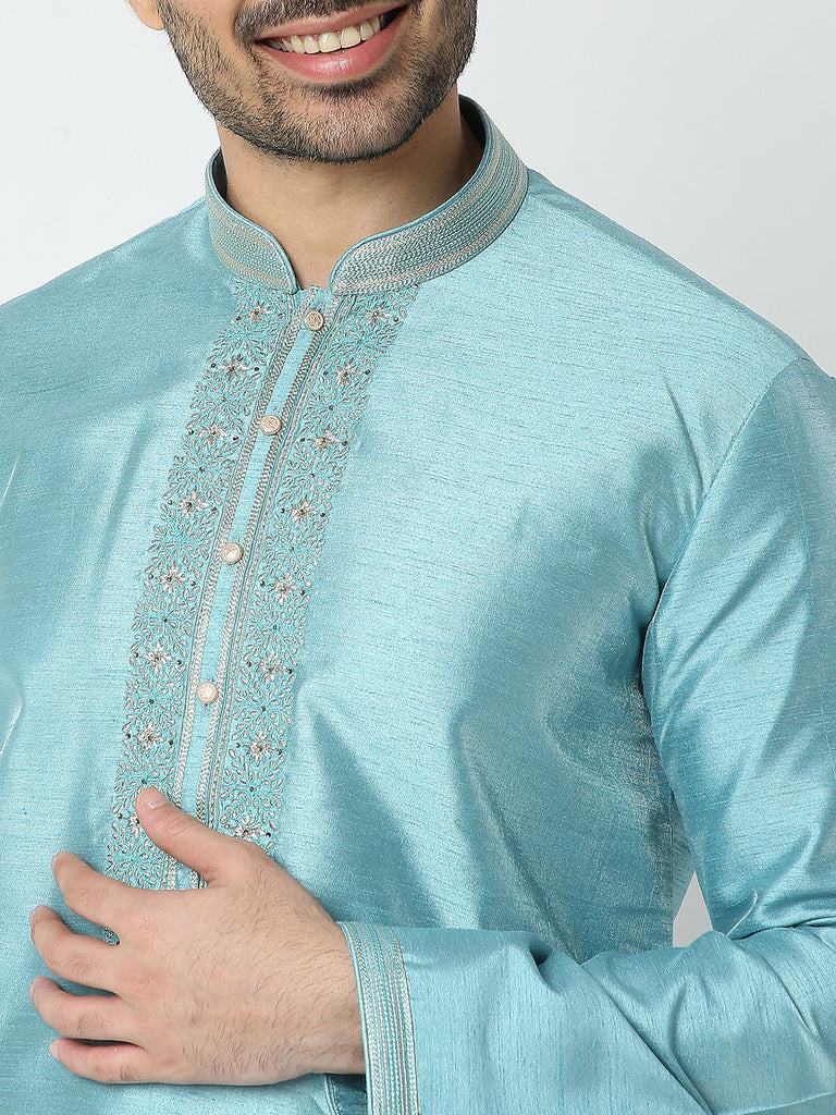 Regular Fit Jacquard Kurta Sets