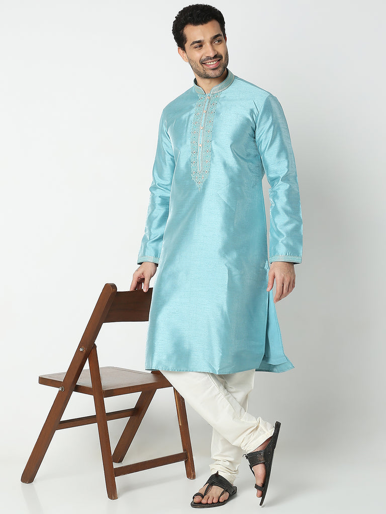 Regular Fit Jacquard Kurta Sets