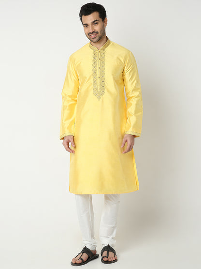 Regular Fit Jacquard Kurta Sets
