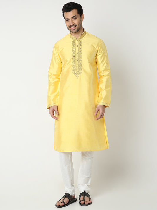 Regular Fit Jacquard Kurta Sets