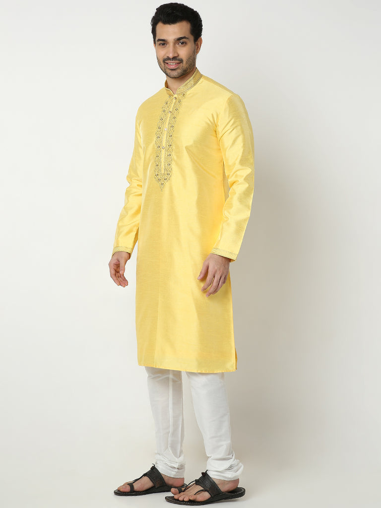 Regular Fit Jacquard Kurta Sets