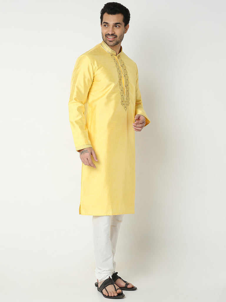 Regular Fit Jacquard Kurta Sets