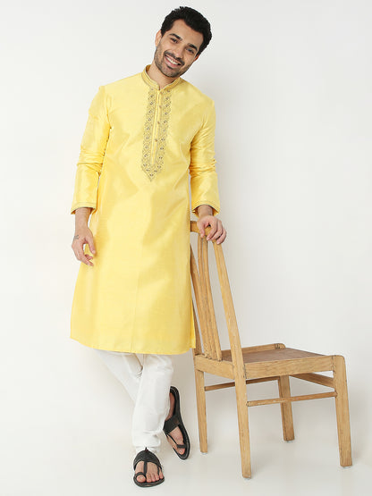 Regular Fit Jacquard Kurta Sets