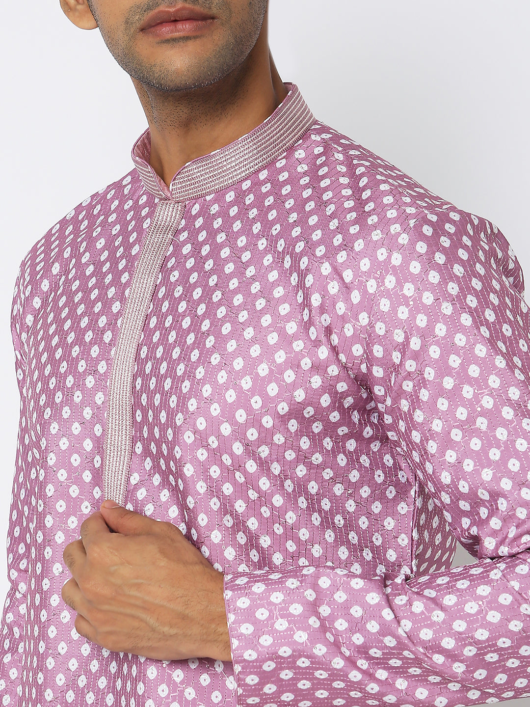 Regular Fit Polka Dot Kurta Sets