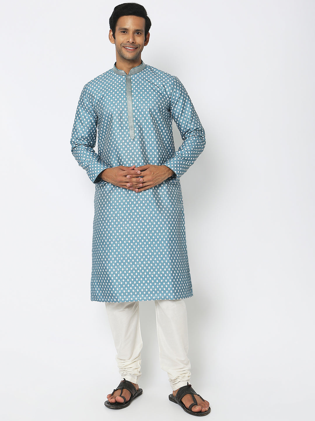 Regular Fit Polka Dot Kurta Sets