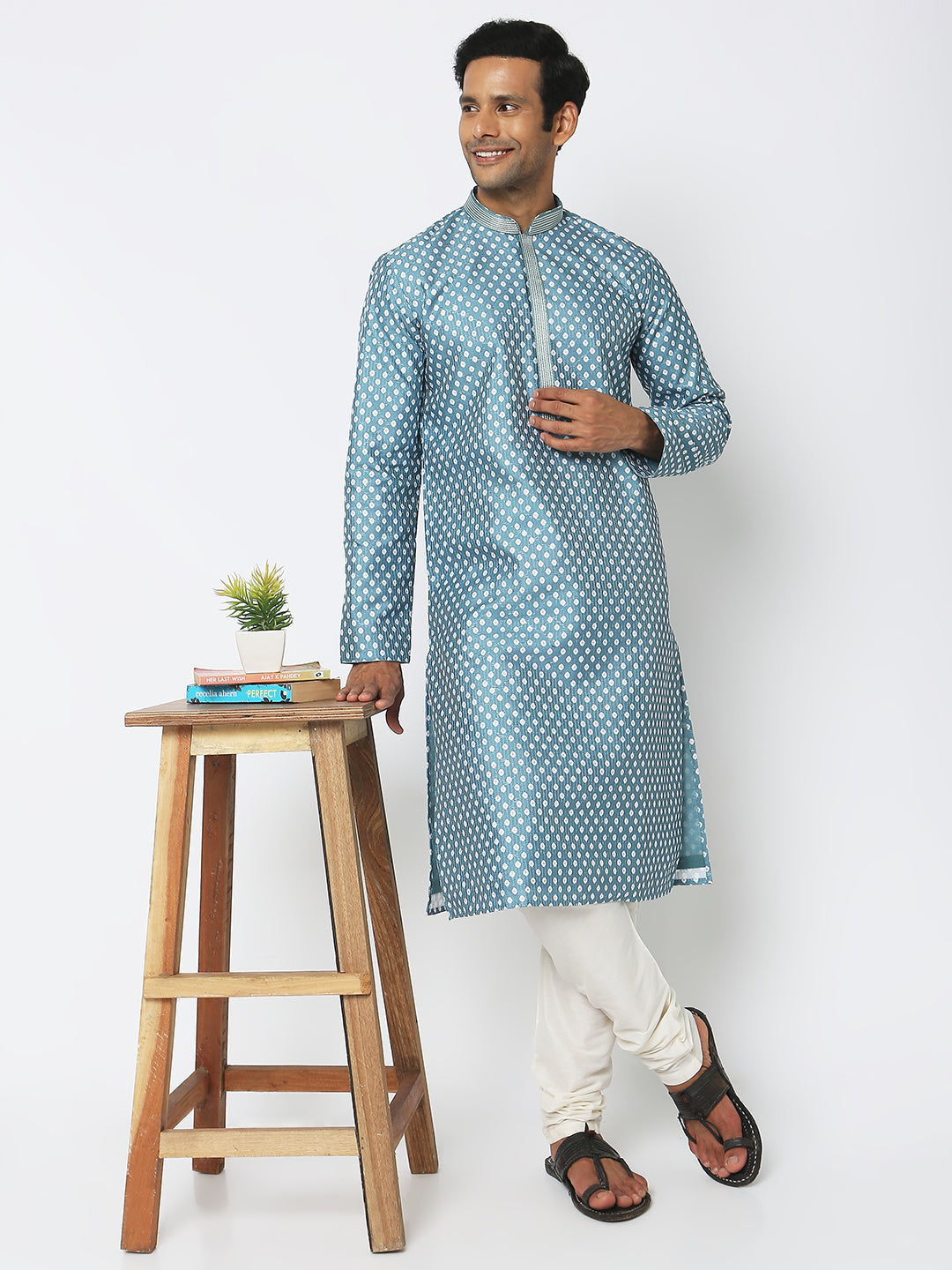 Regular Fit Polka Dot Kurta Sets