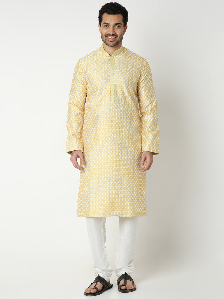 Regular Fit Embroidered Kurta Sets