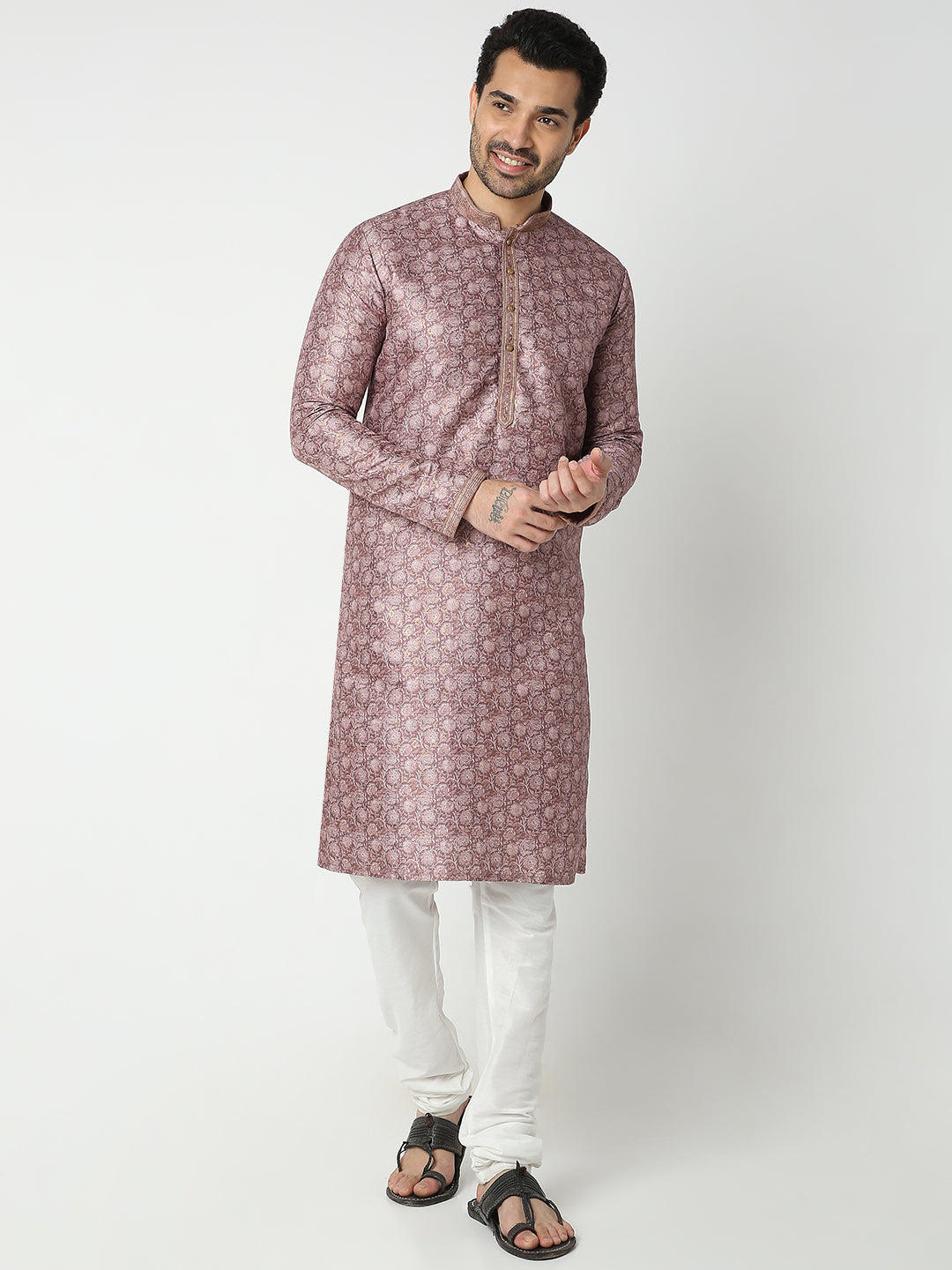 Regular Fit Jacquard Kurta Sets