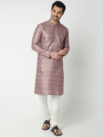 Regular Fit Jacquard Kurta Sets