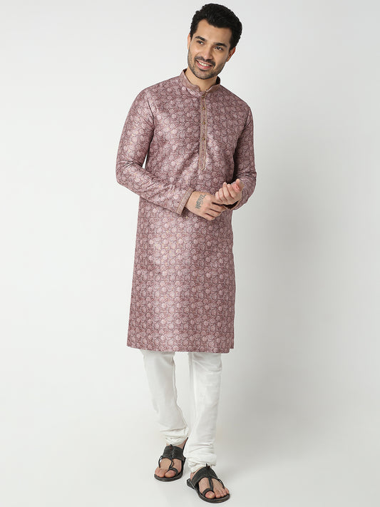 Regular Fit Jacquard Kurta Sets