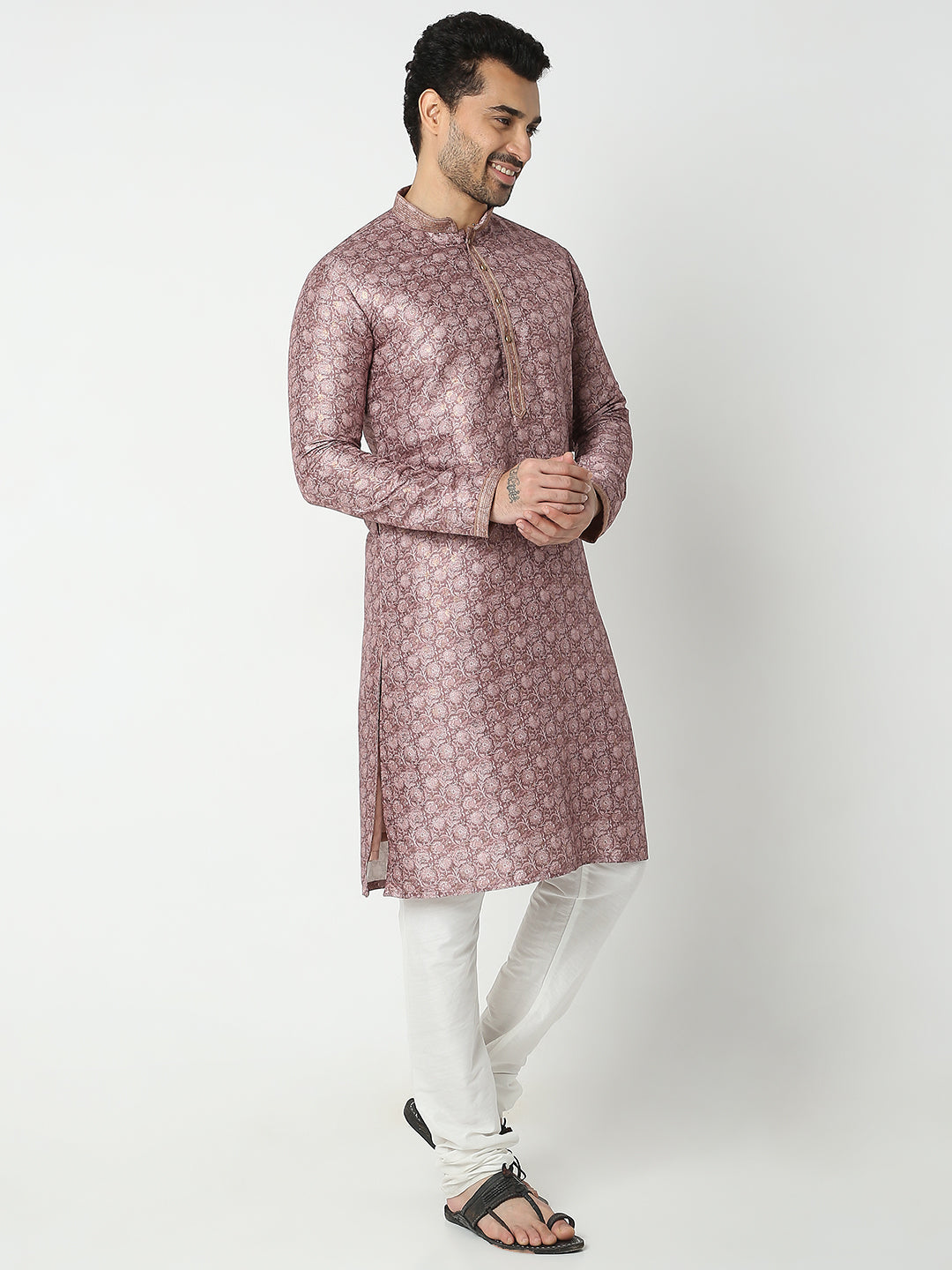 Regular Fit Jacquard Kurta Sets