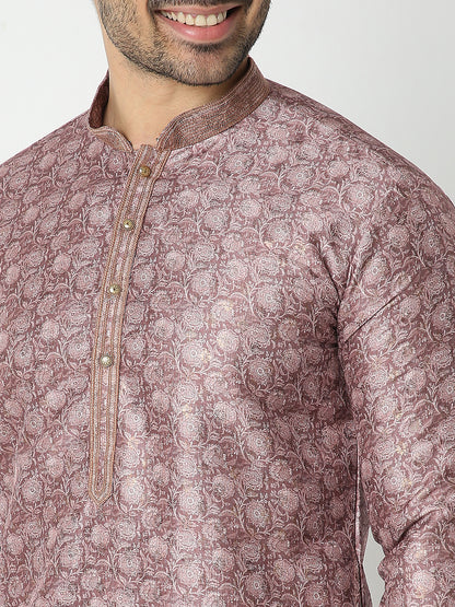 Regular Fit Jacquard Kurta Sets