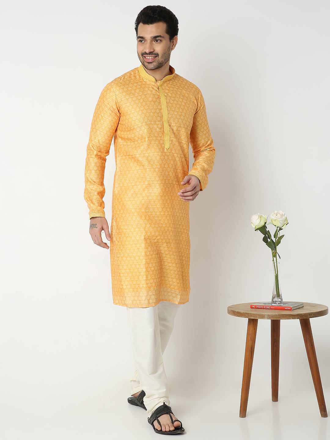 Regular Fit Structured Kurta Sets