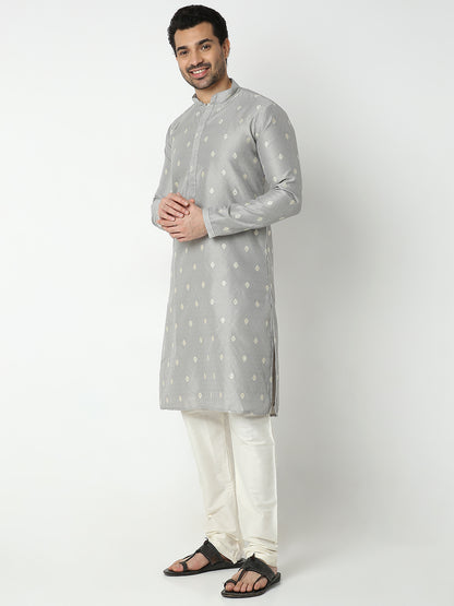 Regular Fit Jacquard Kurta Sets