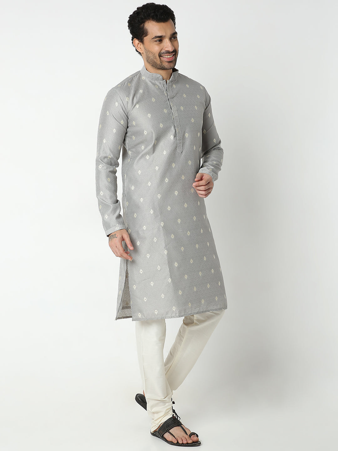 Regular Fit Jacquard Kurta Sets