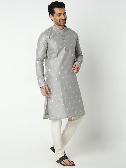Regular Fit Jacquard Kurta Sets