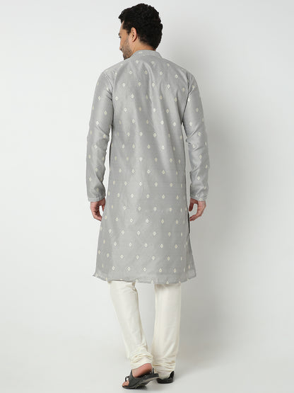 Regular Fit Jacquard Kurta Sets