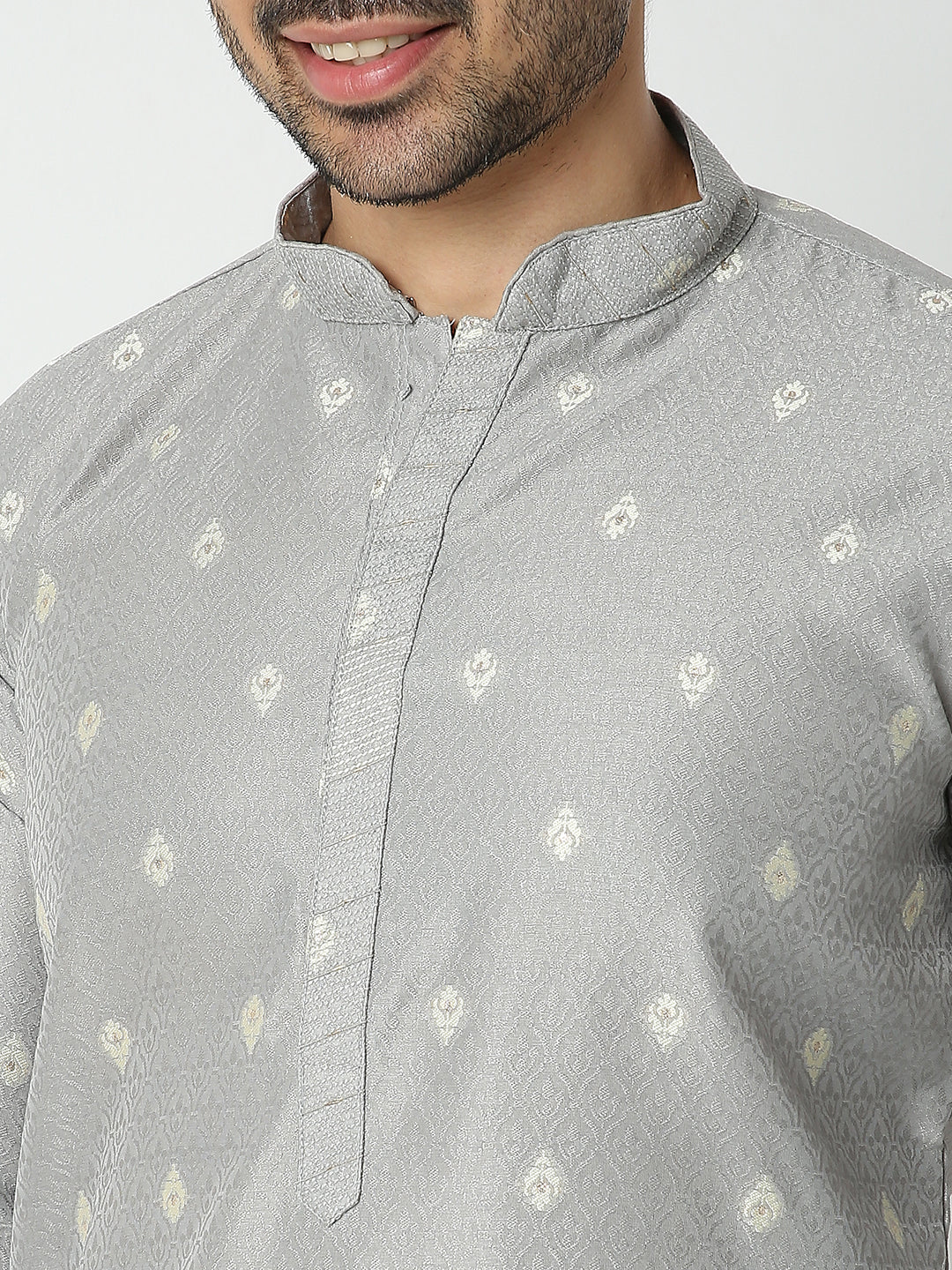 Regular Fit Jacquard Kurta Sets