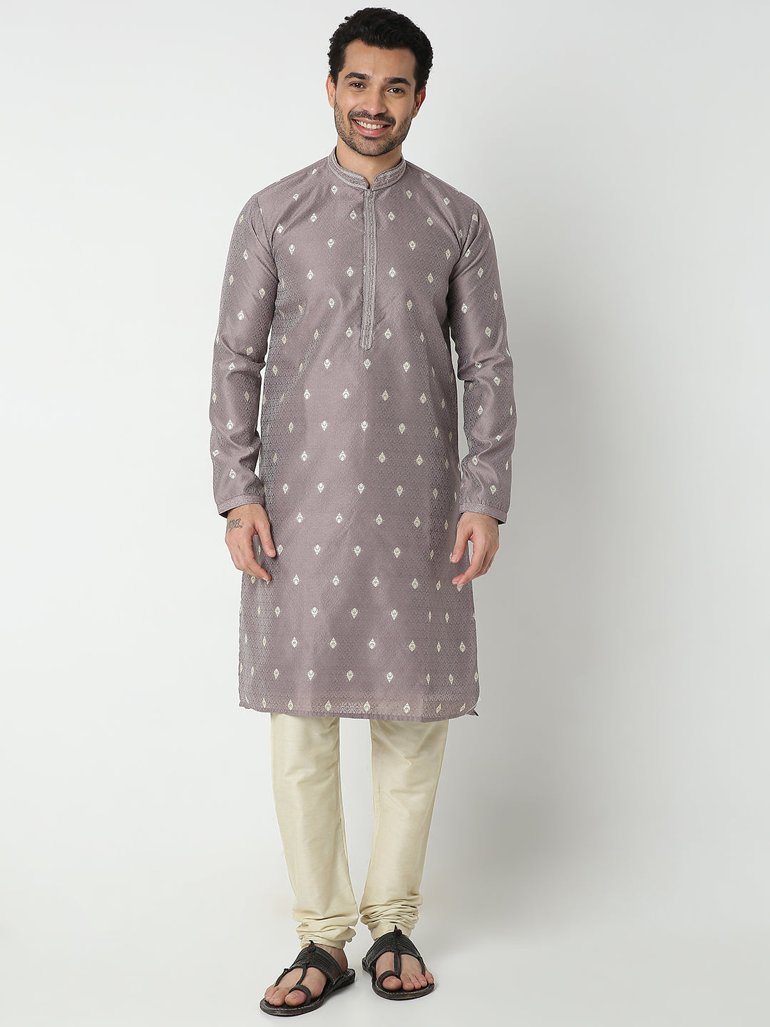 Regular Fit Jacquard Kurta Sets