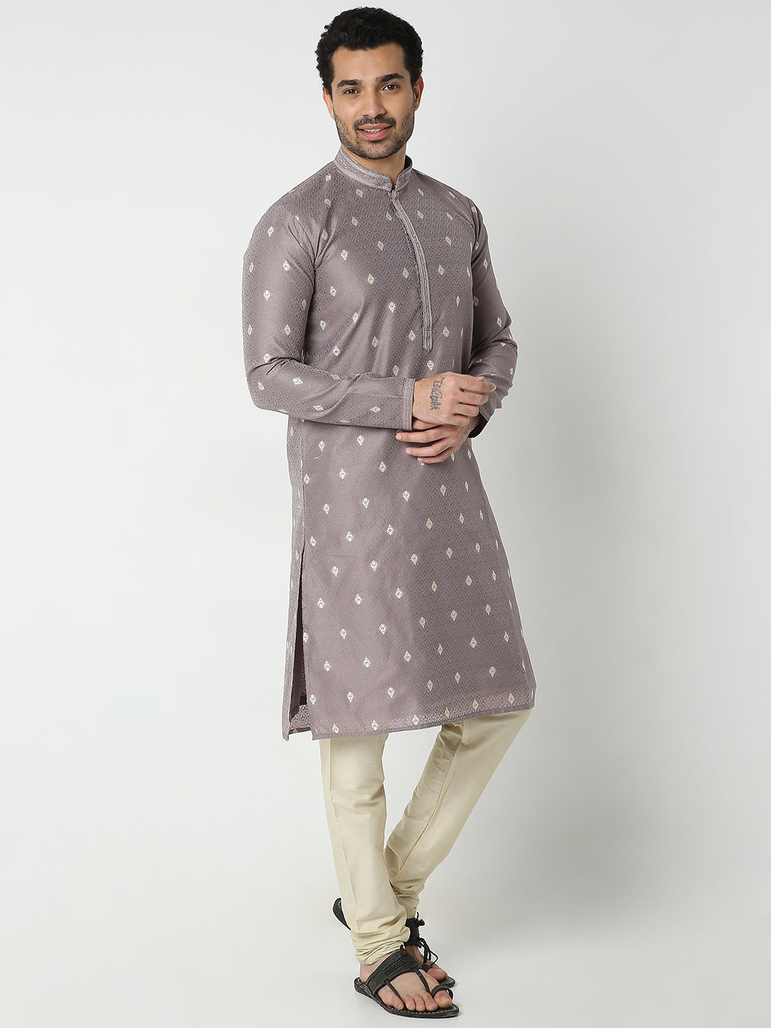 Regular Fit Jacquard Kurta Sets