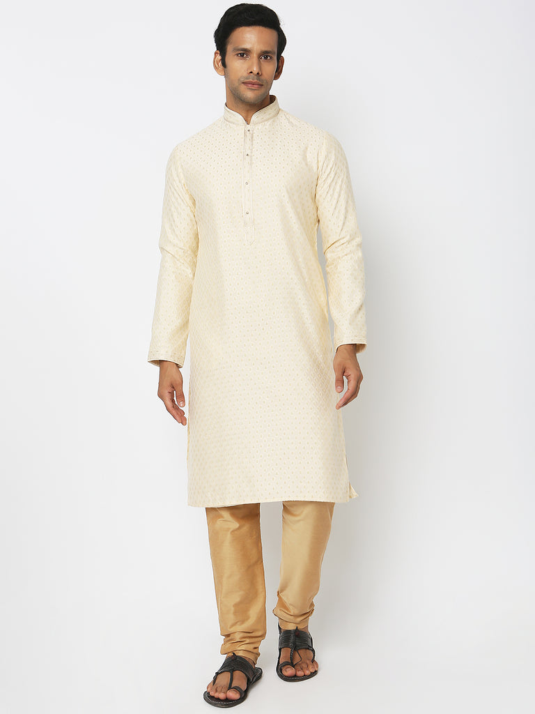 Regular Fit Jacquard Kurta Sets