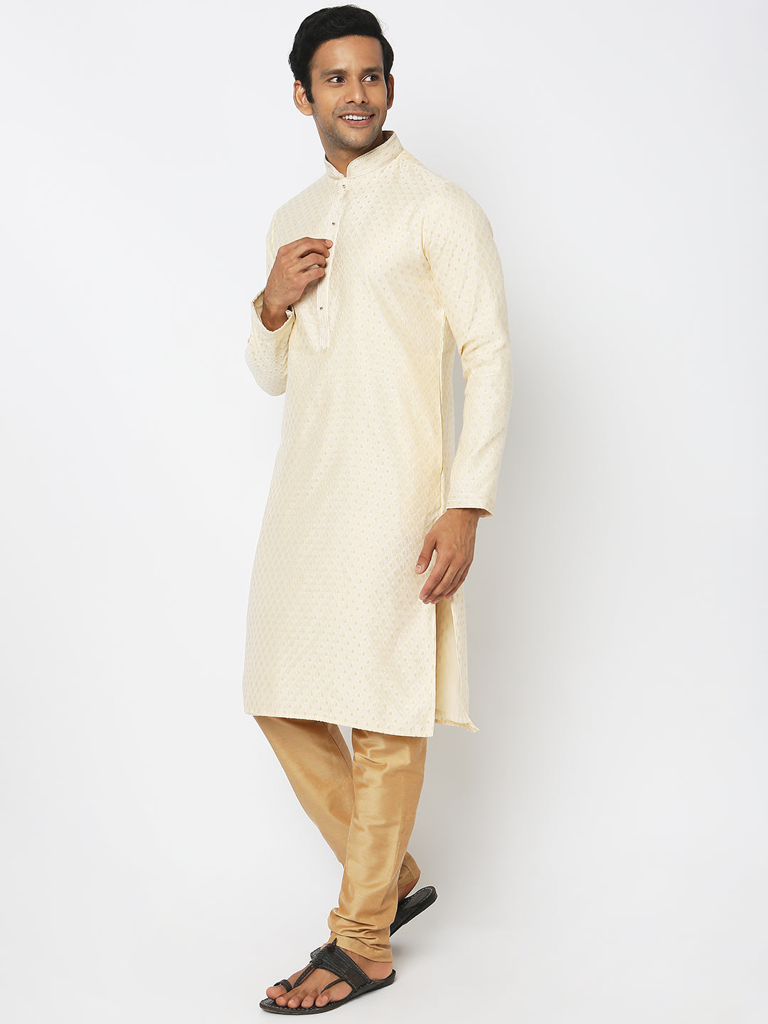 Regular Fit Jacquard Kurta Sets