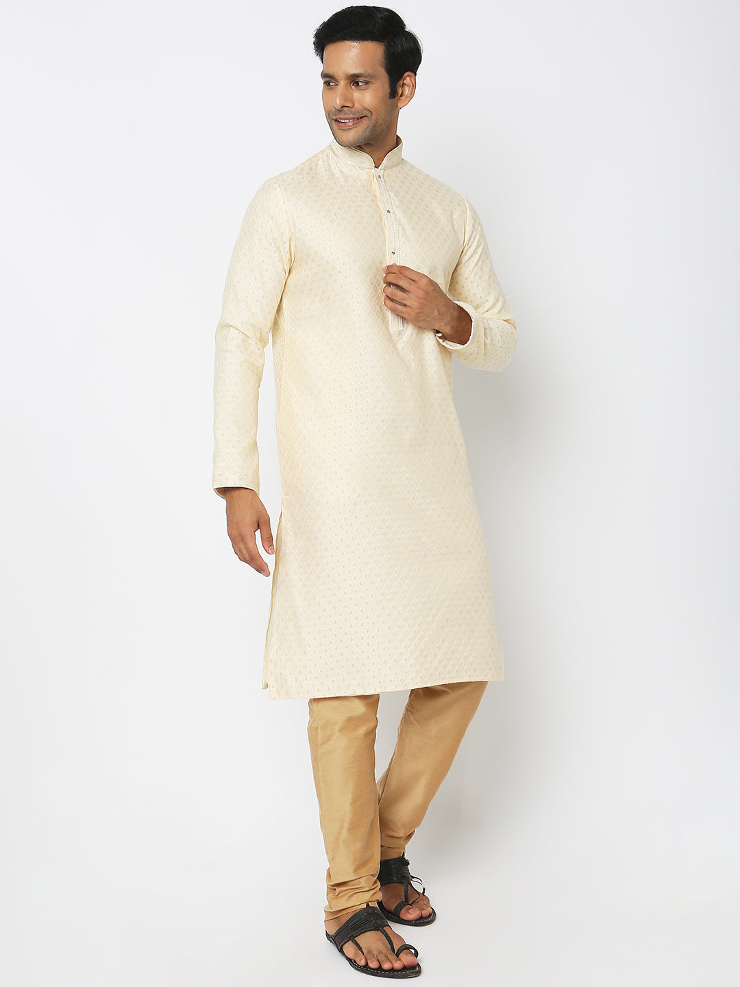 Regular Fit Jacquard Kurta Sets