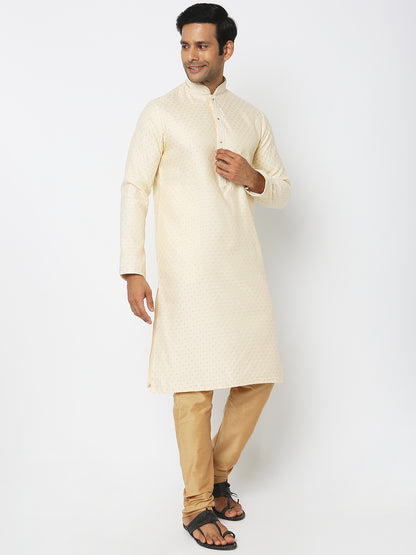 Regular Fit Jacquard Kurta Sets