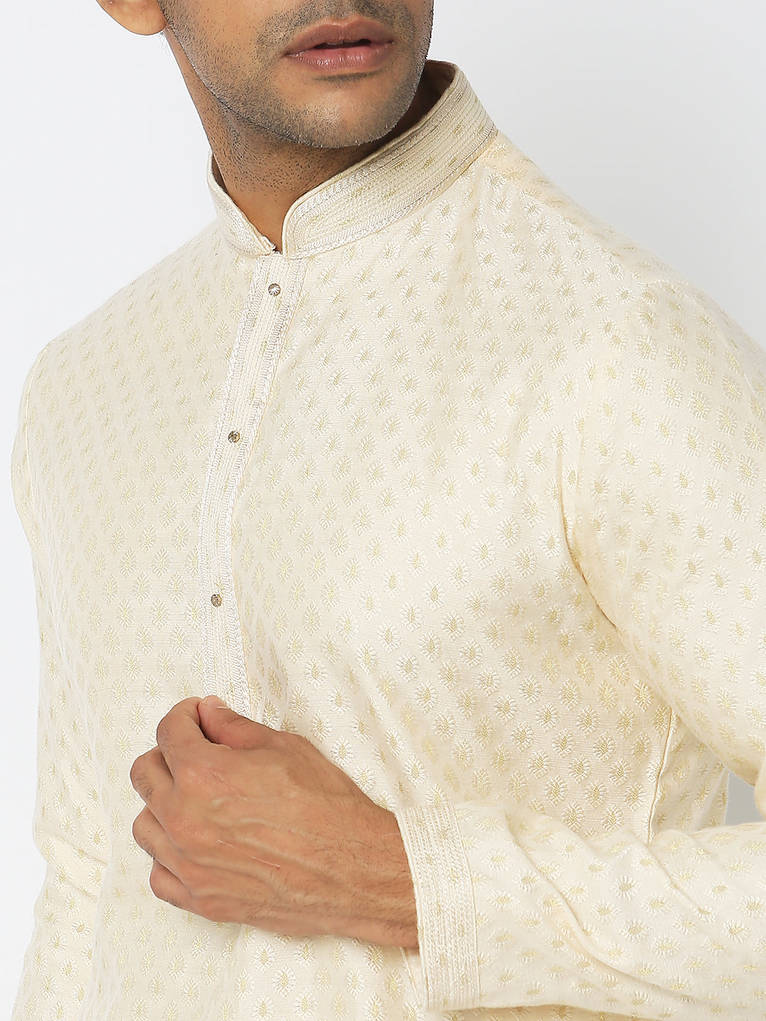 Regular Fit Jacquard Kurta Sets