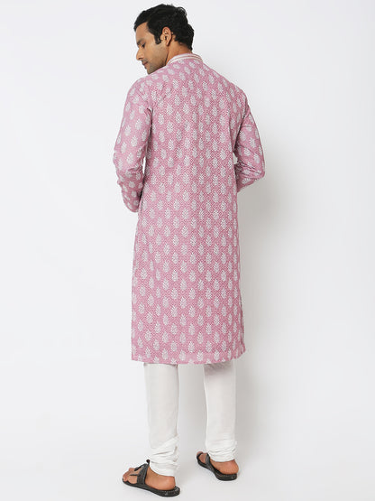 Regular Fit Embroidered Kurta Sets
