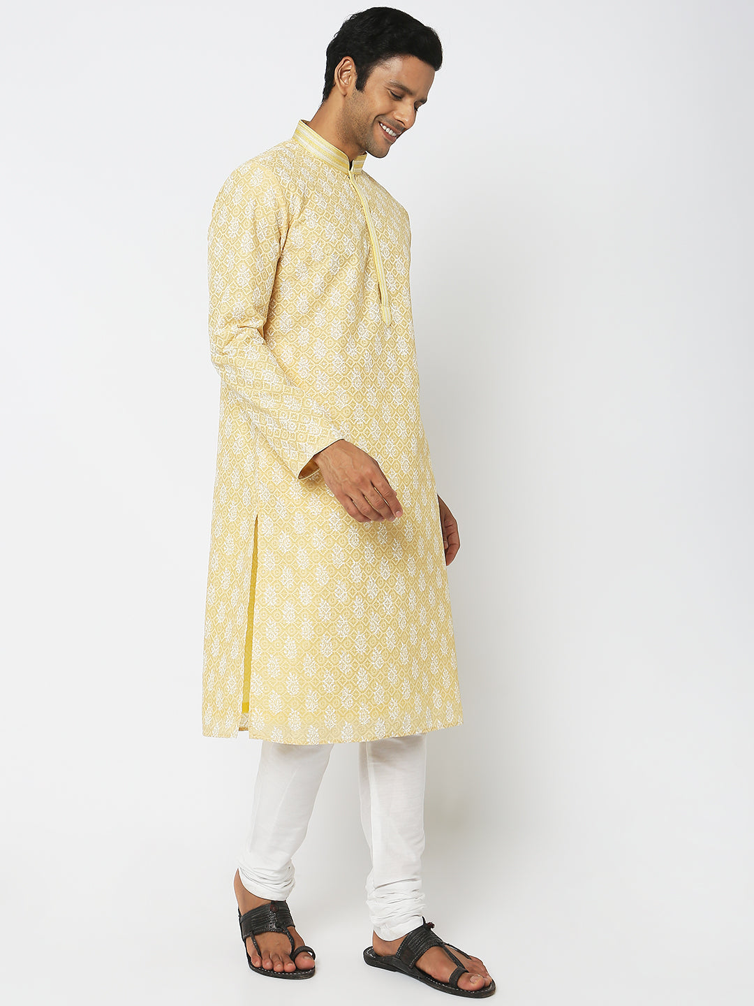 Regular Fit Embroidered Kurta Sets