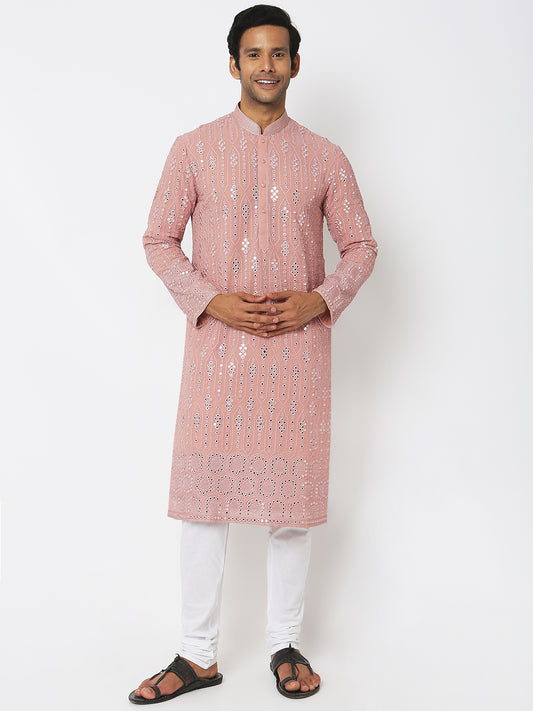 Regular Fit Embellished Kurta Sets