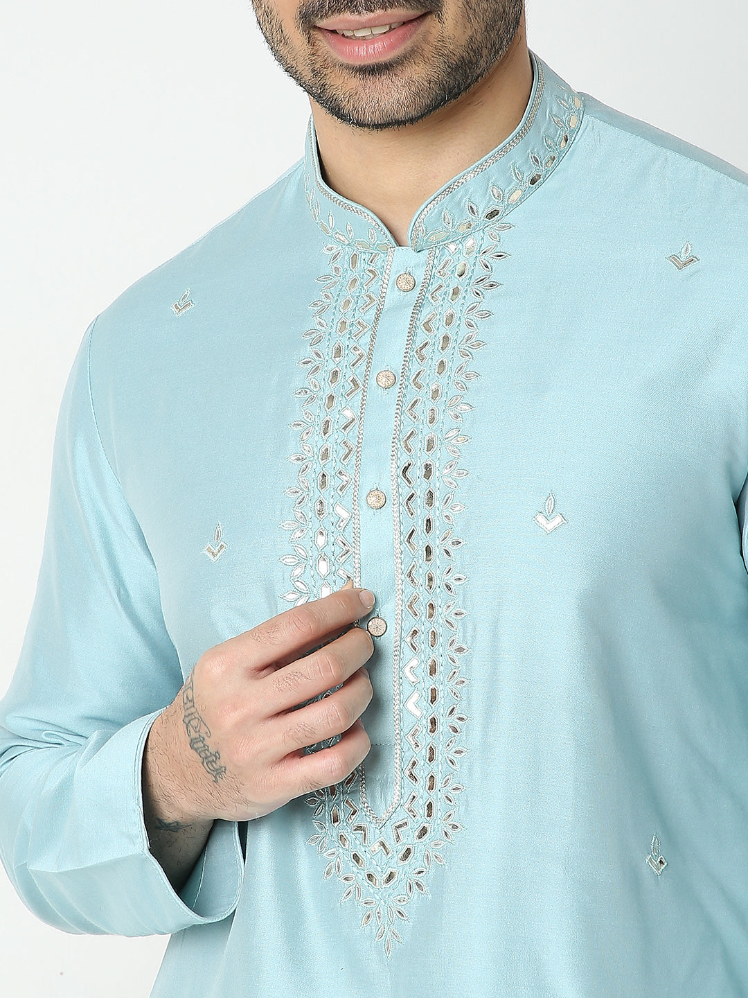 Regular Fit Solid Kurta Sets