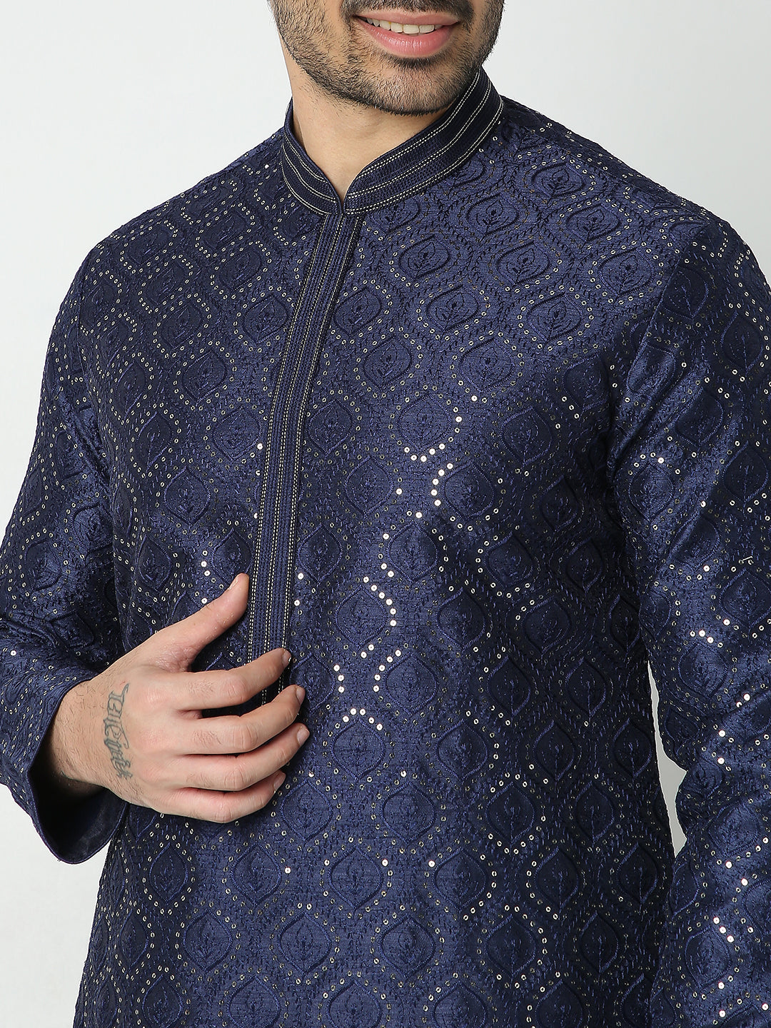 Regular Fit Embellished Kurta Sets