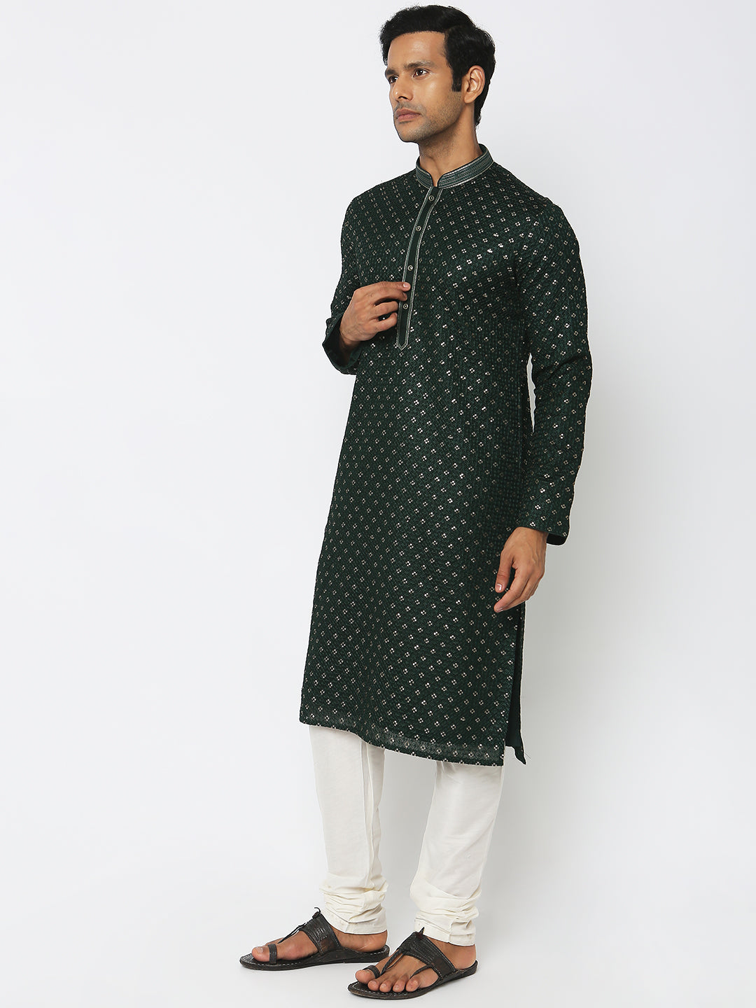 Regular Fit Embellished Kurta Sets