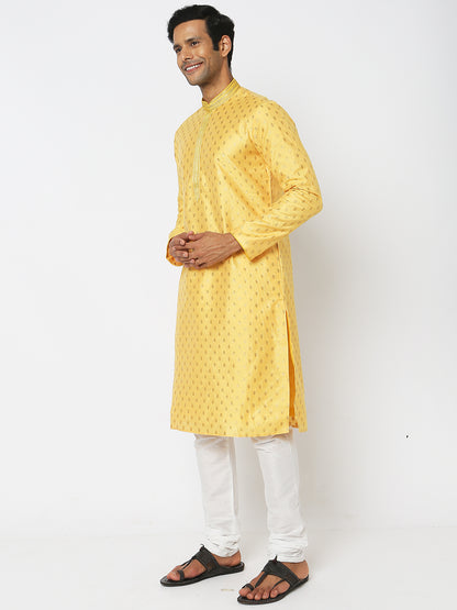 Regular Fit Jacquard Kurta Sets