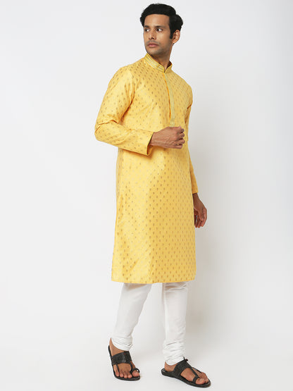 Regular Fit Jacquard Kurta Sets