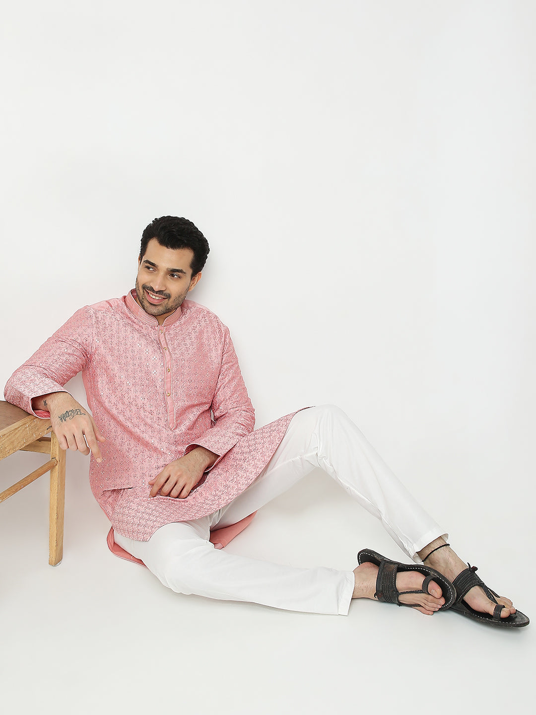 Regular Fit Embellished Kurta Sets