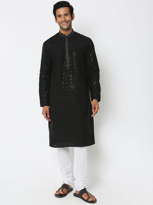 Regular Fit Embellished Kurta Sets
