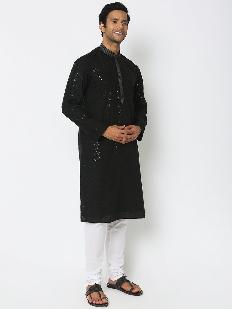 Regular Fit Embellished Kurta Sets